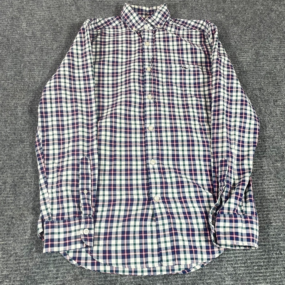 Vineyard Vines Shirt Mens Extra Small Long Sleeve Buton Down Classic Fit Tucker